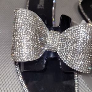 Rogue Helium bling sandals